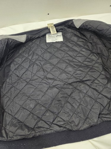 Vtg Disney Store Exclusive Grumpy Lettermen Varsity Wool Bomber Jacket Size L - Picture 10 of 14