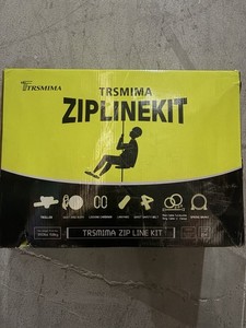 TRSMIMA Outdoor Zip Line Kit Zipline Set for Ages 8-11, 12-16, 17+ Years