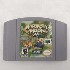 Harvest Moon 64 - Nintendo 64 (N64) Rare collectible Tested and working