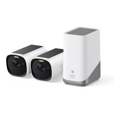 eufy - eufyCam E40 2-Cam Kit HomeBase S380 Outdoor Wireless Solar Security ...