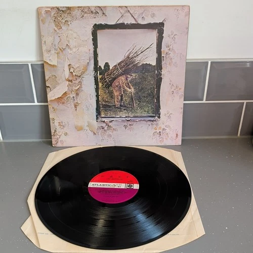 LED ZEPPELIN IV 4 ZOSO 1971 UK 1st A3/B3 VG/VG VERSION 8