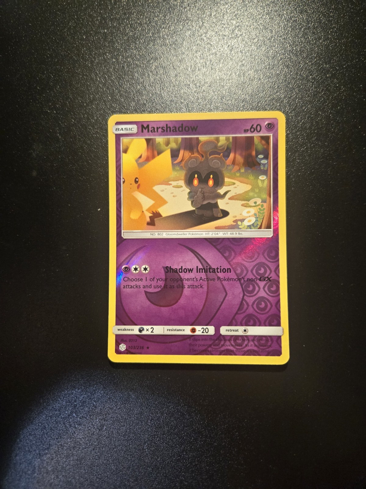 Marshadow 103/236 Sm-Cosmic Eclipse Reverse Holo
