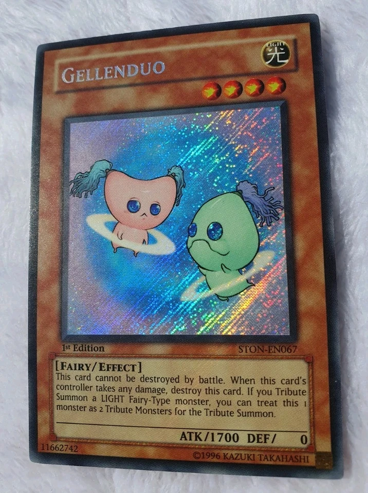 Yugioh 1x Gellenduo STON-EN067 Secret Rare 1st Edition NM - Image 4 of 4