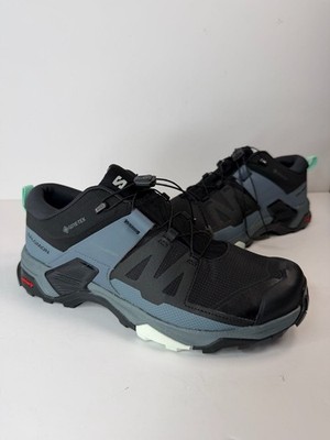 Salomon X Ultra 4 GTX W Black Stormy Weather Hiking Shoes Men s Size 10