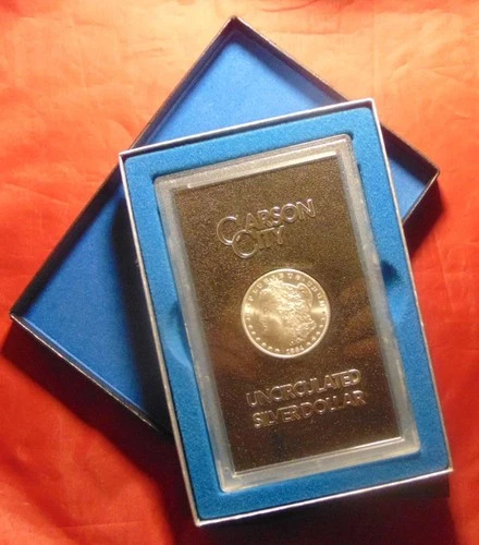 1884 CC Morgan Silver Dollars $1, NICE COIN, UNC GSA, NICE COIN!