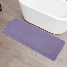 - Terry Bath Mat, Memory Foam Bath Rug, Non-Slip, 100 Polyester, Premium Bat...