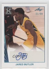 2021-22 Leaf Memories 1990 Base Platinum 21/99 Jared Butler #BA-JB1 Auto 1k5