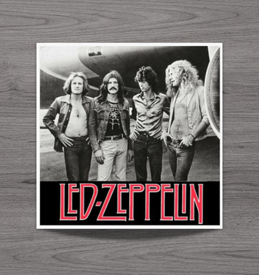 Led Zeppelin Fridge Magnet or Laptop Sticker