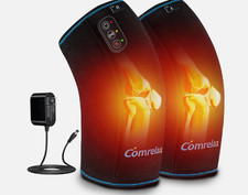 Knee Massager with Heat  Vibration, Heated Knee Brace for Knee Pain corded