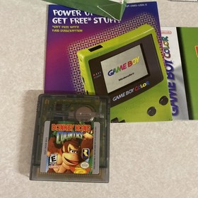 Game Boy Color GBC Donkey Kong Country CIB