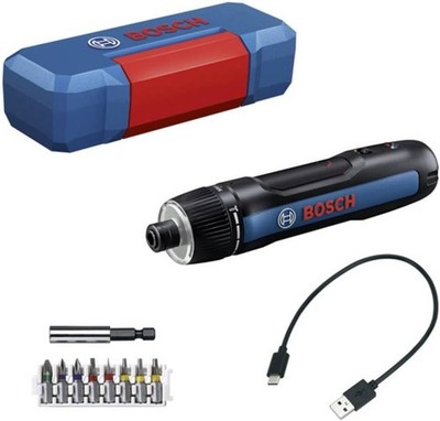 Bosch Professional Screwdriver Bosch GO 3 (incl. 8pcs bit Set, bit Holder, USB