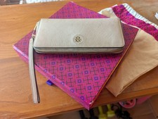 Tory burch women's leather wallet, pink
