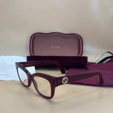 Gucci GG0031O 011 48  20-140 Eyeglasses Burgondy TF711AZDEH     Italy Made