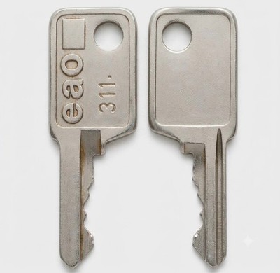 311 keys  (2 keys)  for EAO Series 99 switch  |  31-989.311 keys