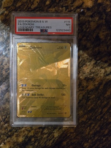 Zekrom graded PSA 7 for sale on eBay
