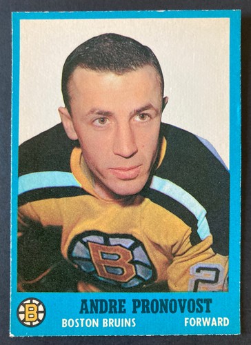 Andre Pronovost #19 1962 Topps card