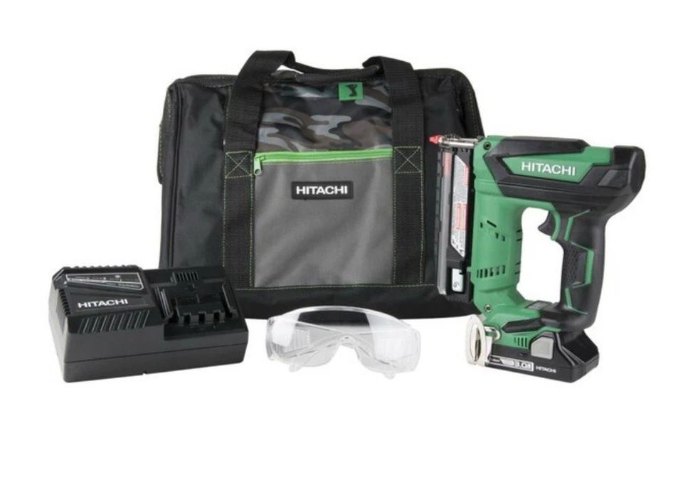 Hitachi NP18DSAL 18V литий-ионный 23Ga Pin гвоздезабивной пистолет комбинированный набор новый - Изображение 2 из 3