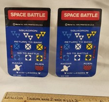 Intellivision SPACE BATTLE Overlays