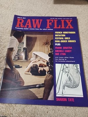 Raw Flix Volume one Number four Sharon Tate magazine 1968