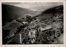 RPPC Aerial View Delphi Greece vintage postcard o783