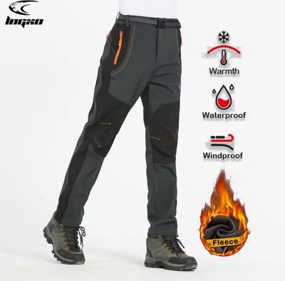 TREKKINGHOSE AUS DICKEM FLEECE WARM WINTER REGENDICHT WINDDICHT