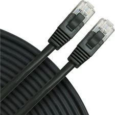 Rapco Horizon Oculus Cat5e Patch Cable Black 25 ft.