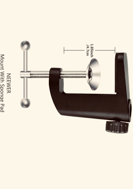 Microphone à condensateur grand diaphragme réduction de bruit active pour voix et guitare