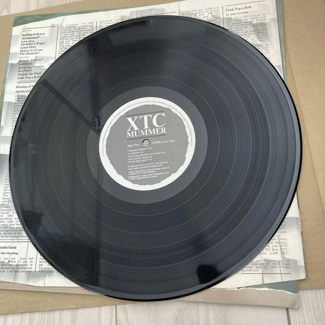 Japan Used Record] Xtc Mummer Lp 12 Inch /Virgin V2264 | eBay
