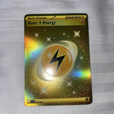 Gold Rare Electric Energy (257/198) Pokmon Scarlet & Violet - Secret Rare  | eBay UK