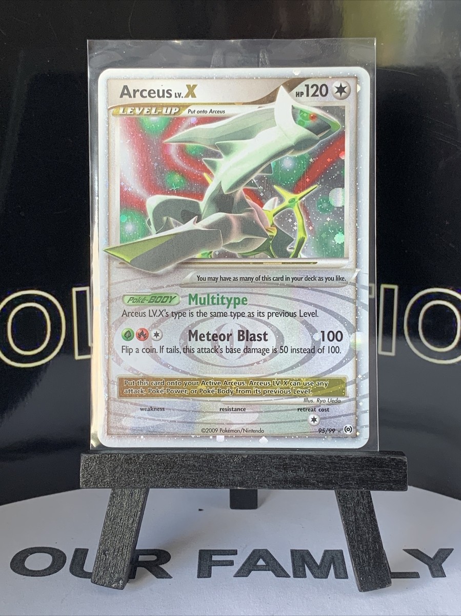 2009 Pokémon TCG - Platinum - Arceus LV.X - 95/99 Holo Rare 2009 Pokémon TCG - Platinum - Arceus LV.X - 95/99 Holo Rare