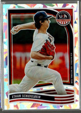 2024 USA Baseball Stars and Stripes Crystals #86 Ethan Schiefelbein /25 