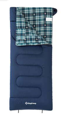 Kingcamp Snowflake 300 leichter wasserdichter Ganzjahresschlafsack navy NEU