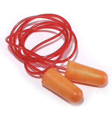 Cordova Safety Products Encore Orange Foam Pu Ear Plugs, Corded Nrr 33 Db. 100 P