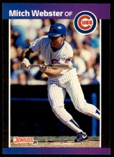 1989 Donruss Mitch Webster A Baseball Cards #459