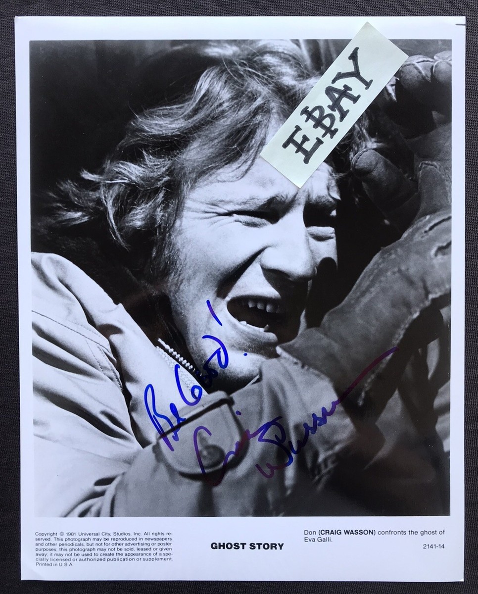 CRAIG WASSON Signed Photo Autograph GHOST STORY Nightmare On Elm Street  Star