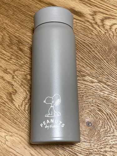 Peanuts Snoopy Stainless Bottle Gray PD-2911 from Japan - Picture 2 of 8