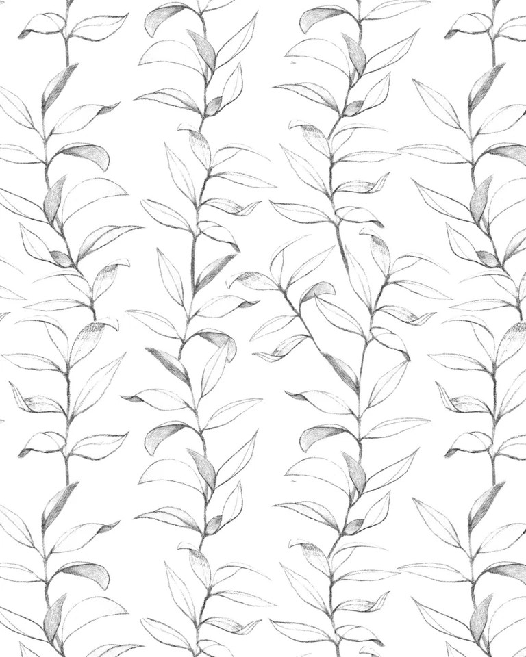 Papel pintado de diseñador de bocetos florales 'Valentina' | Hecho en Australia - Envío GRATIS Foto 4 de 4