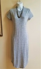 Nitrogen Gray Marled Midi/Maxi Dress with Tulip Hem sz M