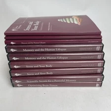 THE GREAT COURSES Health & Wellness Better Living -Lot of 6 - Audio CDs and DVDs