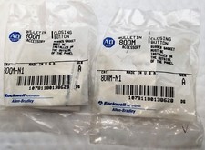 (2) ALLEN BRADLEY 800M-N1 SERIES A PUSHBUTTON, CLOSING BUTTON [C8S3]