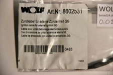 Cable de encendido Wolf Climate Technology 8602531 para unidad de encendido externa GG
