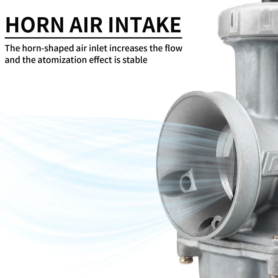 NIBBI PWK 36mm Pre-Jetted Carburetor Carb For Yamaha TT500 XT500 SR500 1976-1981 - Image 2 of 4