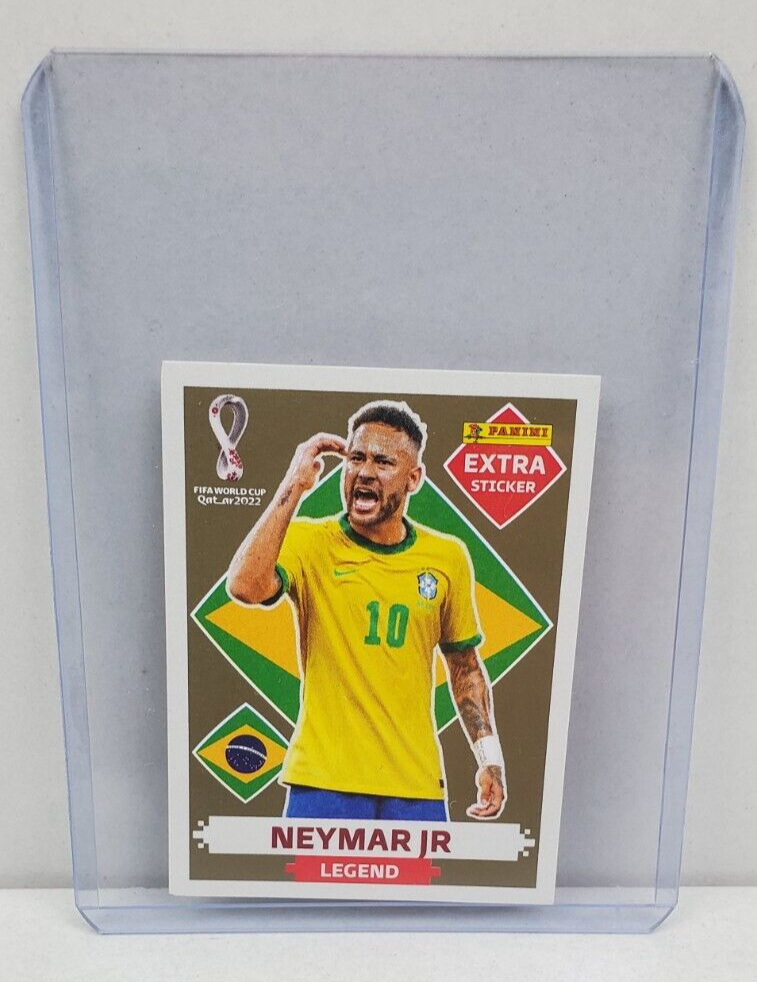 Panini Neymar Jr. Gold Xtra World Cup Qatar 2022 New Excellent Conditions