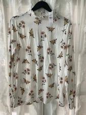 Loft Outlet Woman's Floral Long Sleeve Top