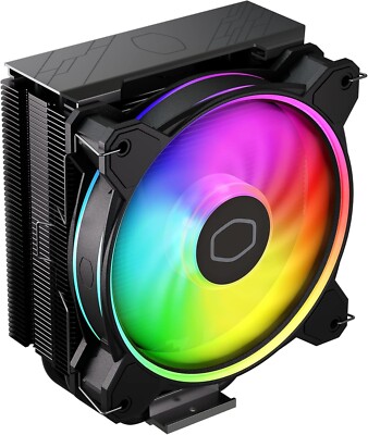 Cooler Master Hyper 212 Halo Black CPU Air Cooler MF120 Halo² Fan, Dual Loop AR
