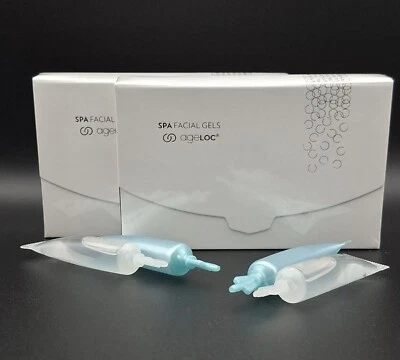 NUSKIN 2 packungen Galvanic Spa Facial Gels AgeLOC
