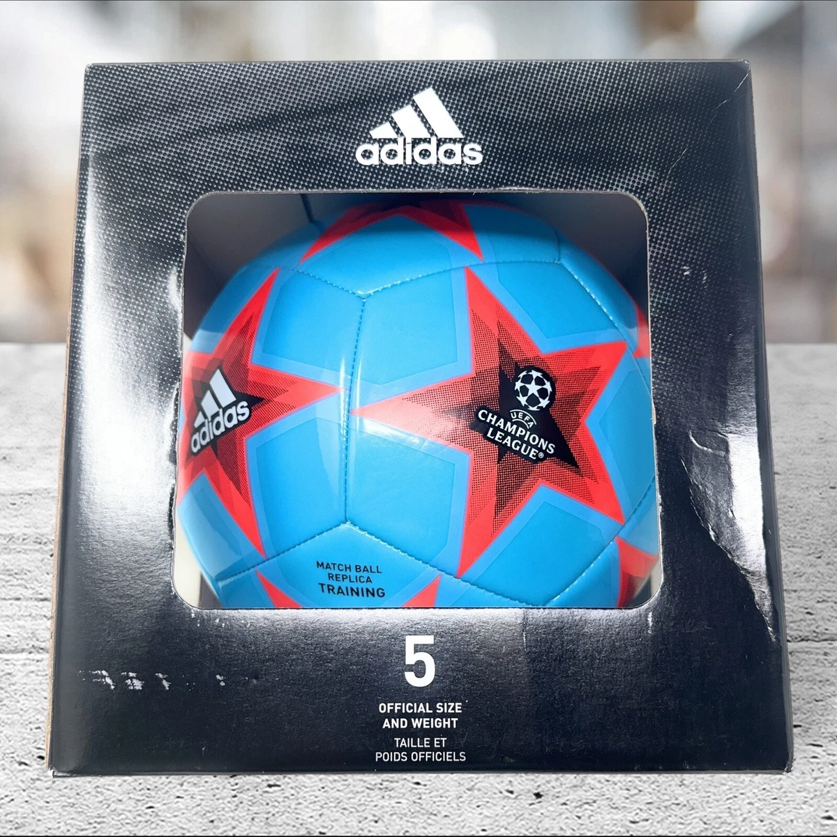 adidas UEFA Champions League Club Void Ball HI2175, Unisexe, Zwart