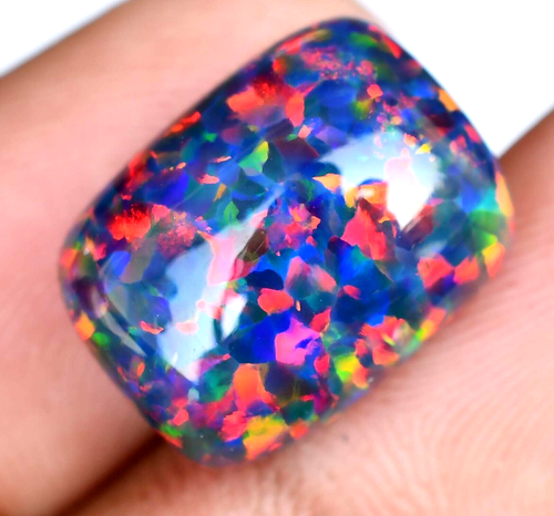 Opale De Feu Naturelle Brute 1,62 Ct – Pierre Précieuse Certifiée – Inde