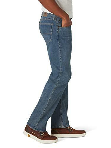Wrangler Authentics Mens Regular Fit Comfort Flex Waist Jean - Tamaño 40W X 29L - Color Blue Ocean | Guatemala
