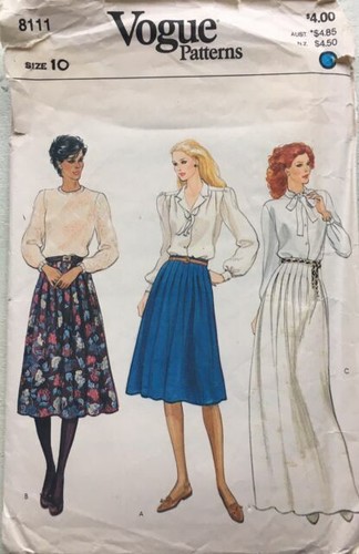 Patron de couture vintage années 1940 Advance 4701 Jupe fille avec